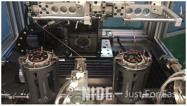 автоматическая машина замотки катушки статора для производства электрического двигателя